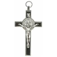 Croix St Benoît - 8 X 4 cm - Bois Noir + Boîte