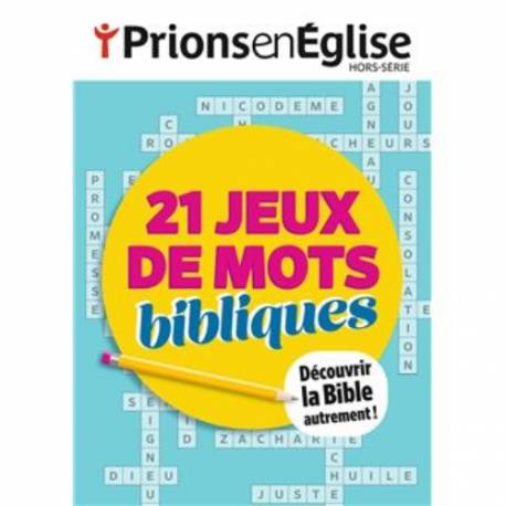 H.S. Prions en Eglise - 21 jeux de mots bibliques 