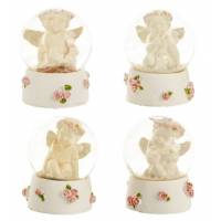 Boule de neige d'une hauteur de 6cm avec ange