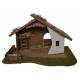 Eenvoudige lege kerststal (37x17x22cm) 