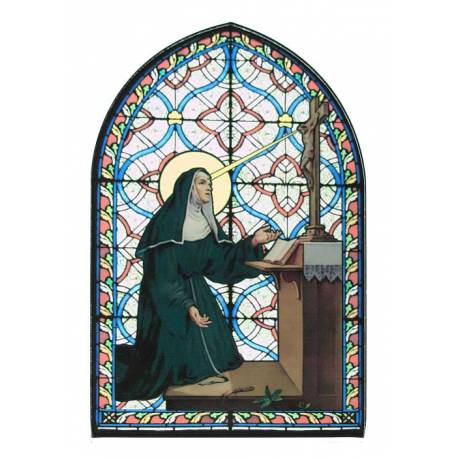 Cadre Vitrail - 8.5 X 13.5 cm - Ste Rita