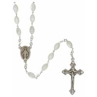 Rozenkrans Parelmoer op Alpacca 