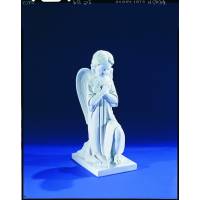 Ange - 43 cm - "Marbre" Blanc