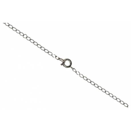 Ketting 45 Cm Metaal + Rhodium 