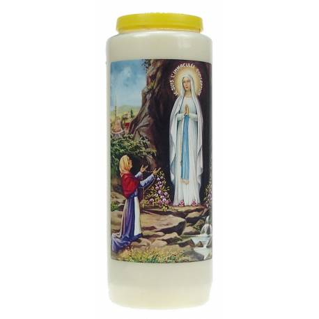 Neuvaine / blanc / Appar. Lourdes