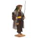 Crèche de Noël Heide Hannah : berger avec baton et lanterne Bois - H 20 cm Couleur