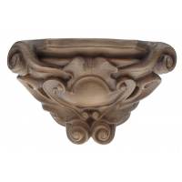 Houtsnijwerk Konsool voor een beeld van 40 cm Houtkleur 