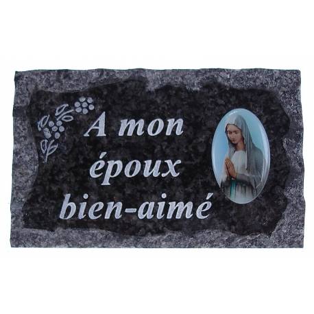 Plaque Cimetiere A Mon Epoux Bien-Aime 9x14