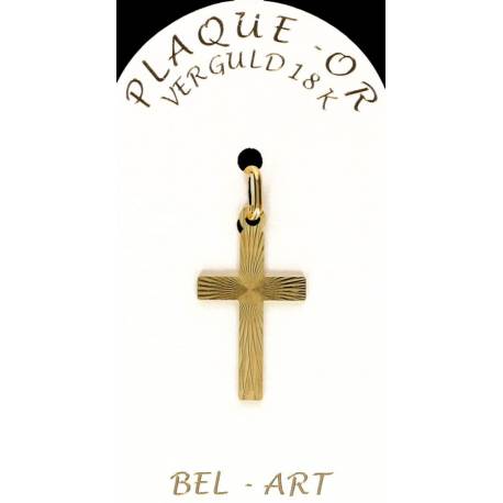 Croix Plaqué-Or - 20 X 13 mm