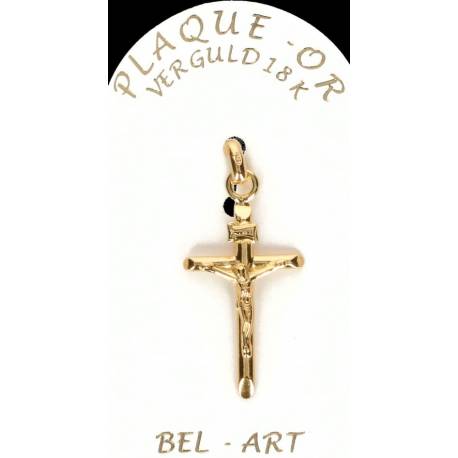 Croix Plaqué-Or - 25 X 15 mm