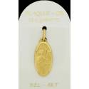 Médaille plaqué-or - Ste Rita