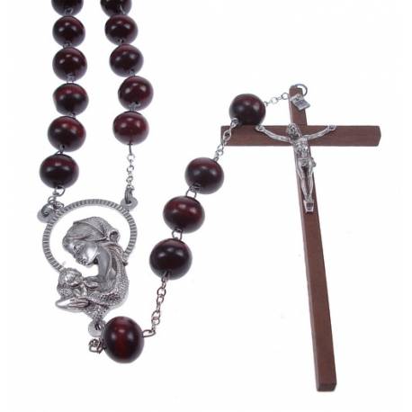 Wandrozenkrans - Hout Donkerbruin 