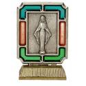 Cadre Metal/pied Miraculeuse Vitrail