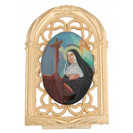 Cadre Métal Doré - Ste Rita