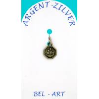 Medaille Argent Octogonale 8 Mm