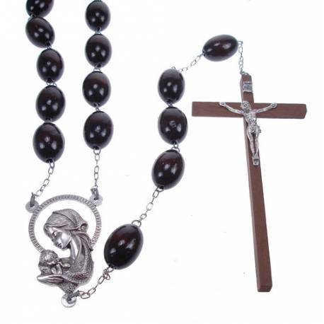 Wandrozenkrans - Hout Donkerbruin 