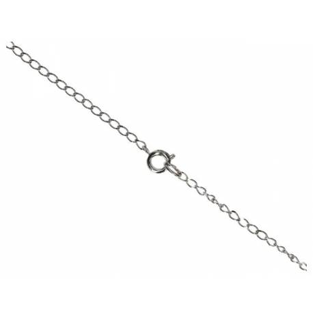 Ketting 40 Cm Metaal + Rhodium 