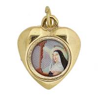 Médaille - Ste Rita - Métal Doré