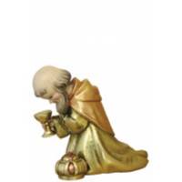 Bois Sculpte Roi Mage 7.5 Cm