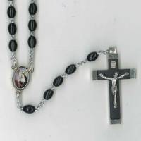 Chapelet - Ste Rita - Noir