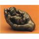 Main + Bébé - (2 pces) - 10 cm - Bronze