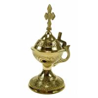 Wierookbrander - H 14 cm - Messing 