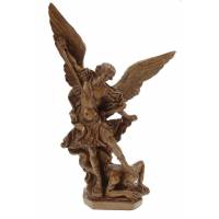 Statue 30 cm - St Michel - Ton Bois