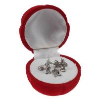 Ecrin rouge / Rose + Crêche