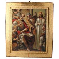 Chemin de Croix - set de 15 stations - H34 X L29 cm