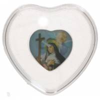 Boite Plastique Coeur / Ste Rita