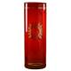 Verre rouge pour Lampe de Sanctuaire 22.5 x 7.5 cm