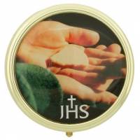 Pixis Verguld - Handen / IHS - Diam 6 cm 