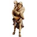 Berger/mouton : crèche de Noël en bois Ulrich 15 cm
