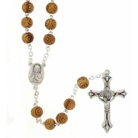 Chapelet indécrochable - Bois d'olivier