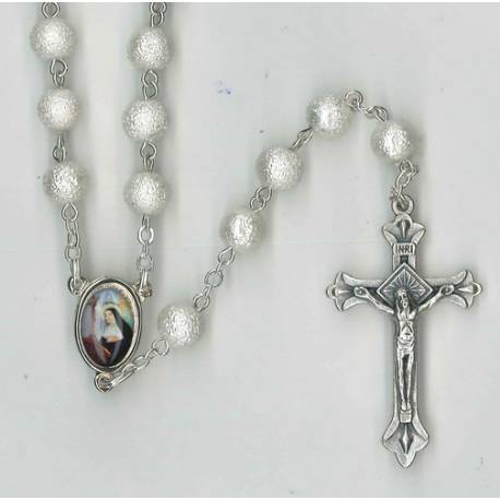 Chapelet - Ste Rita - Blanc