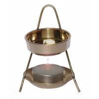 Wierookbrander + Theelichtje - Verguld 