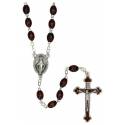 Chapelet - Bois Marron - Croix Email