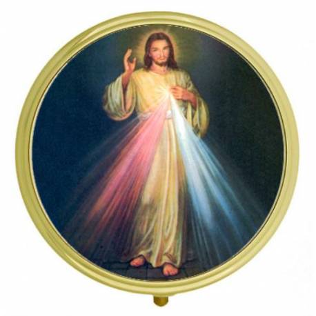 Boîte à Pilules - Christ Miséricordieux - Diam 6 cm