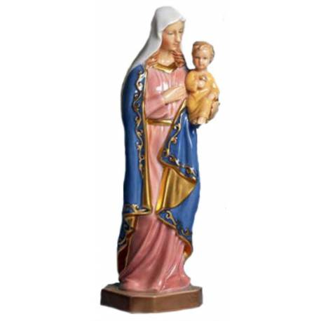 Statue 20 cm - Vierge et Enfant - porcelaine