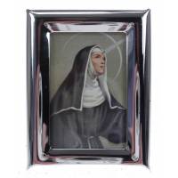 Cadre Métal Agté - 4 X H 5 cm - Ste Rita