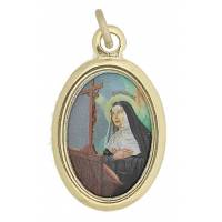 Médaille 25 mm Ov - Ste Rita - Métal Doré