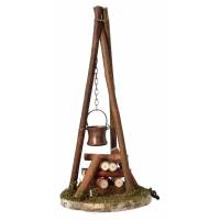 Kampvuur - H 20 x 10 x 10 cm 