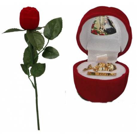 Ecrin / Rose sur tige / Ste Rita