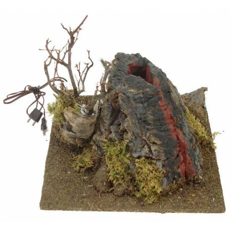 Feu / Avec Fumee (12 A 15 Cm)