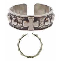 Bague-Dizainier - Lg 7 mm - Diam 2 - Métal Argenté