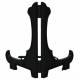 Chevalet Plastique 8 X H12 Cm Noir