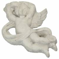 Hangende engel in steen 34cm x 24cm 