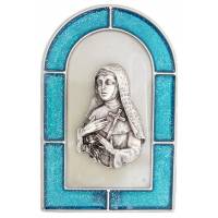 Cadre Vitrail - 6.5 X H 10 cm - Ste Rita