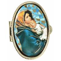 Pillendoosje - Ferruzzi - Mozaiek - Ov52x36mm 