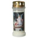 Bougie 6J / CD / blanc / Ange gardien